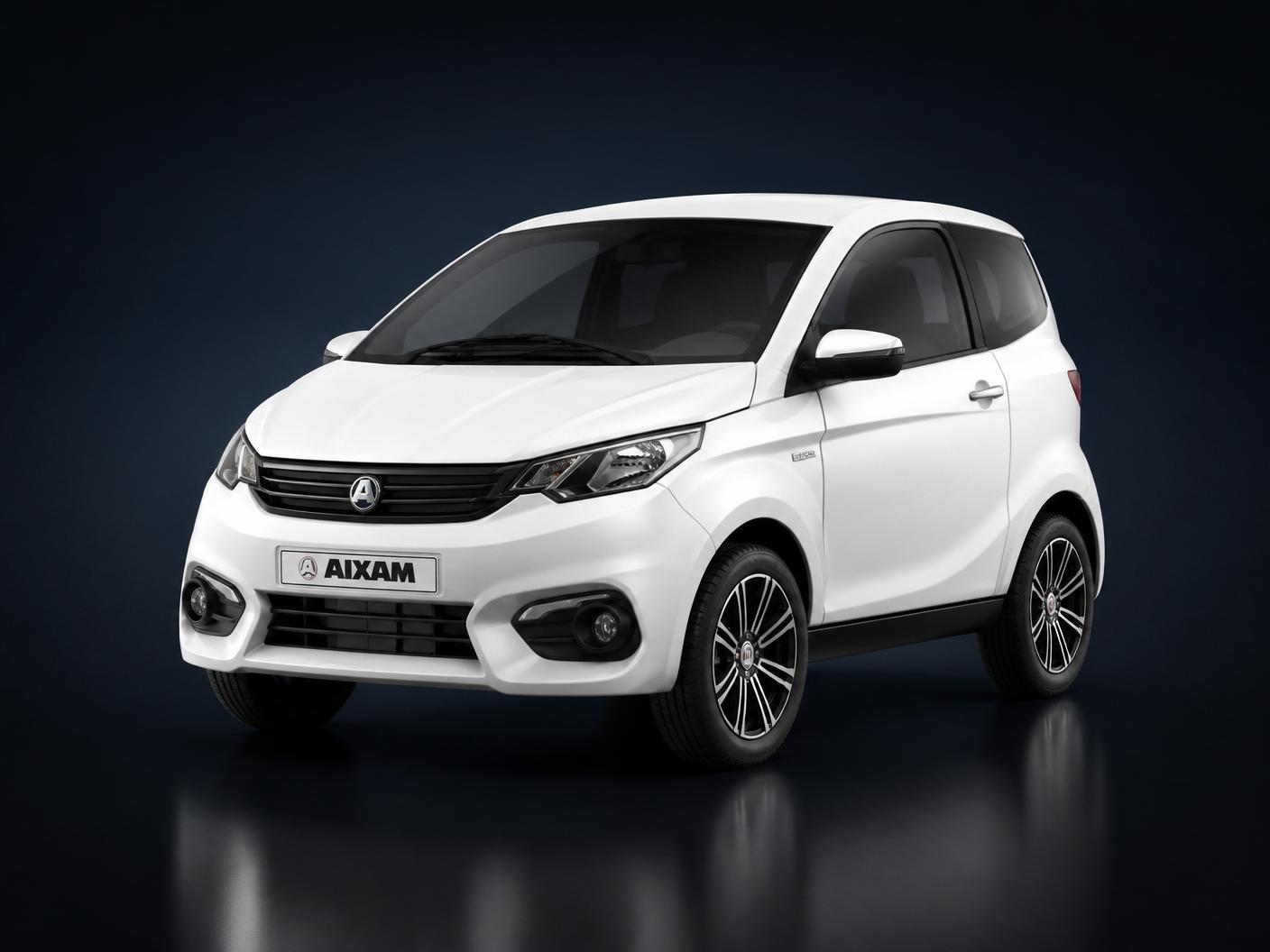 Microcar B1 alb, model potrivit pentru șoferi de 16 ani